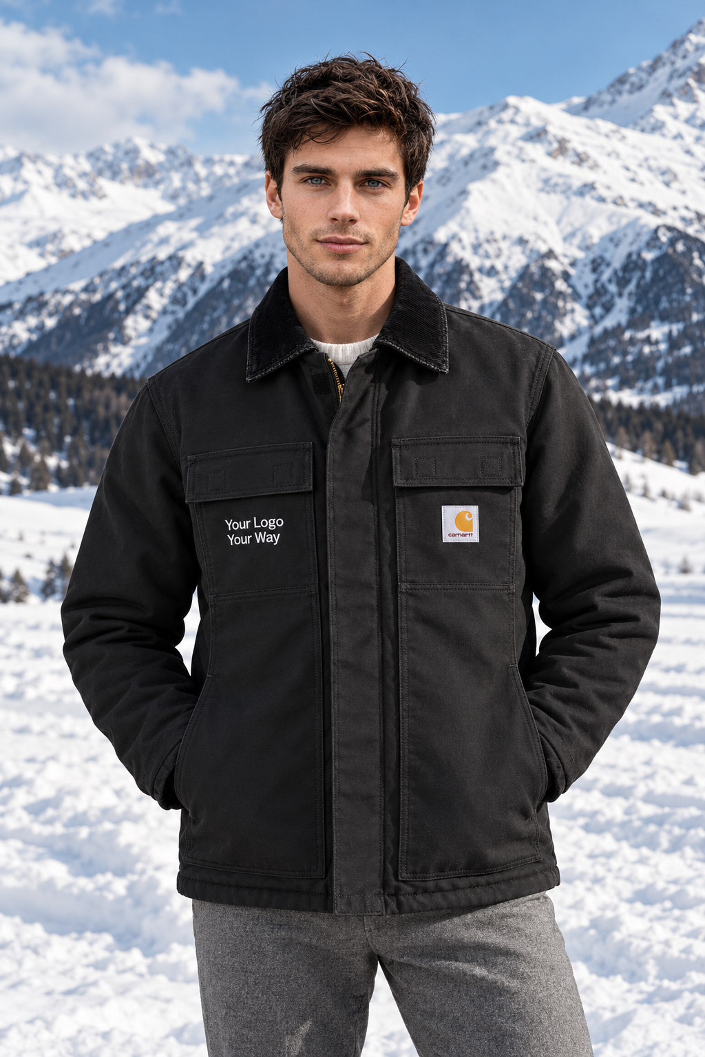 Carhartt Loose Fit Firm Duck Insulated Traditional Coat image 4