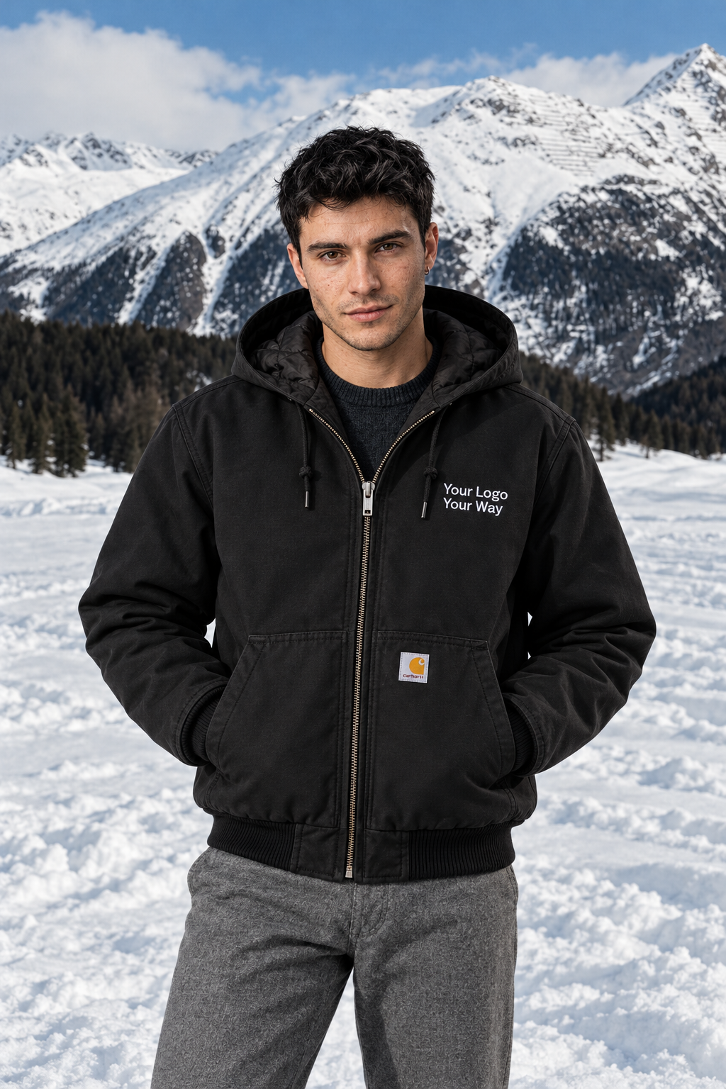 Carhartt Loose Fit Washed Duck Quilt Lined Active Jac image 4