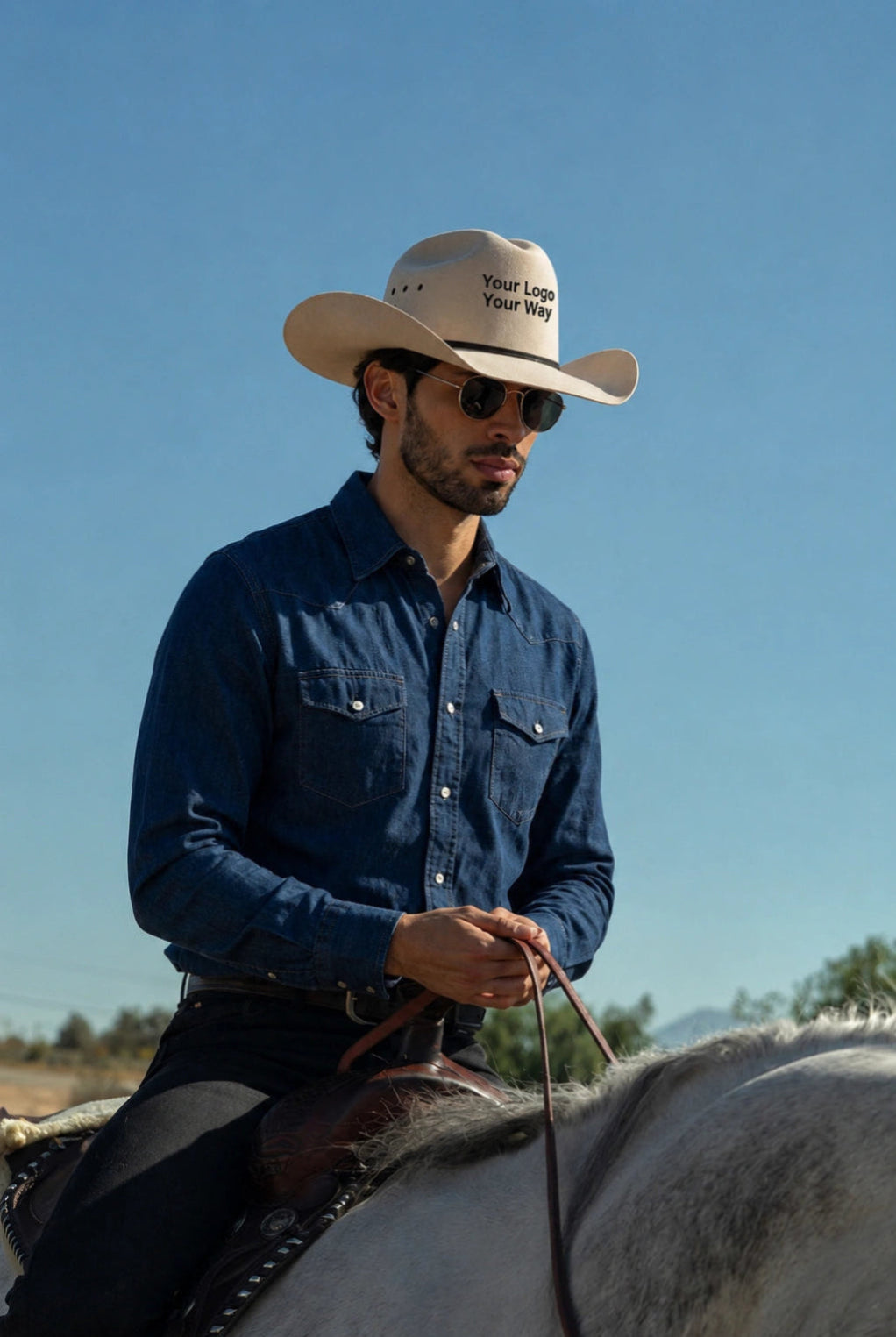 Ivory Straw Stampede Hat image 4