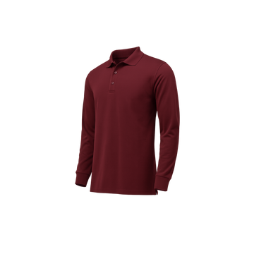 S&SMen's Performance Long Sleeve Piqué Polo - 88192 — Custom Printed — Merch Express