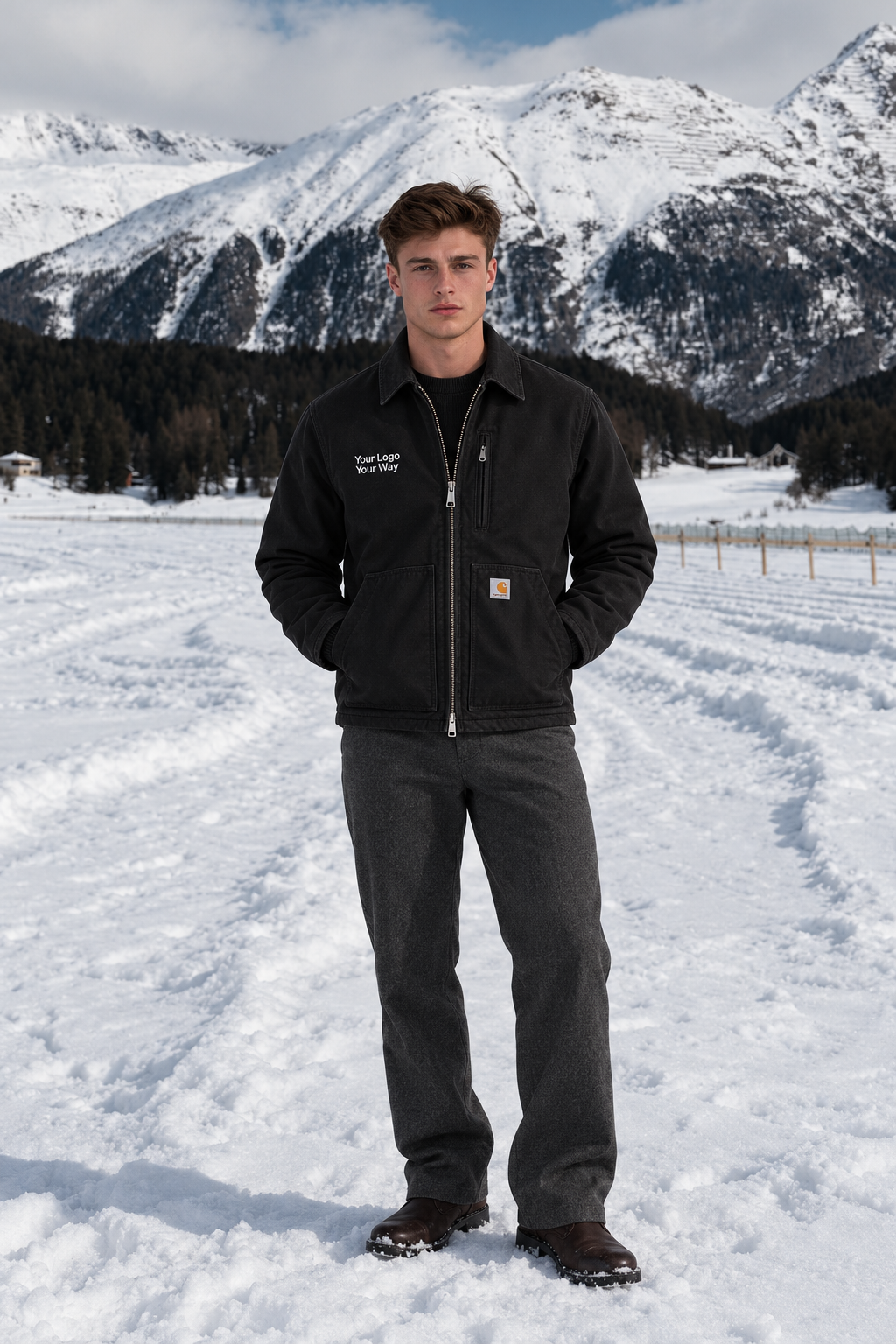 Carhartt Loose Fit Washed Duck Sherpa Lined Coat image 4