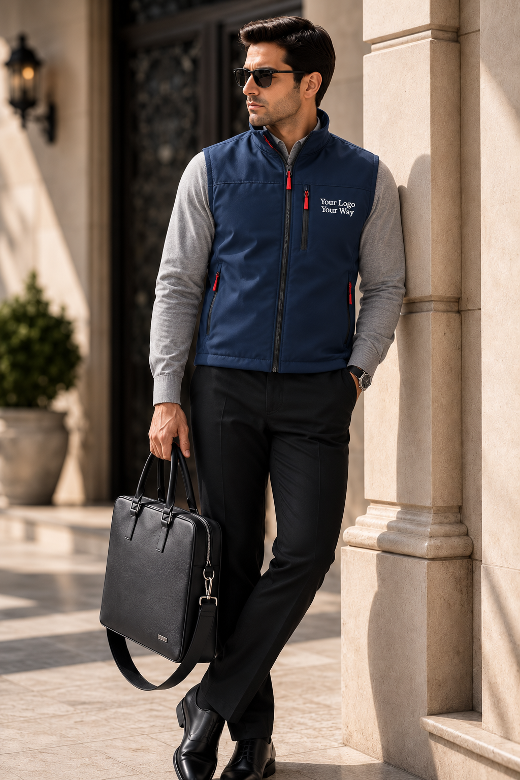 Men's Crew Pile Vest image 4