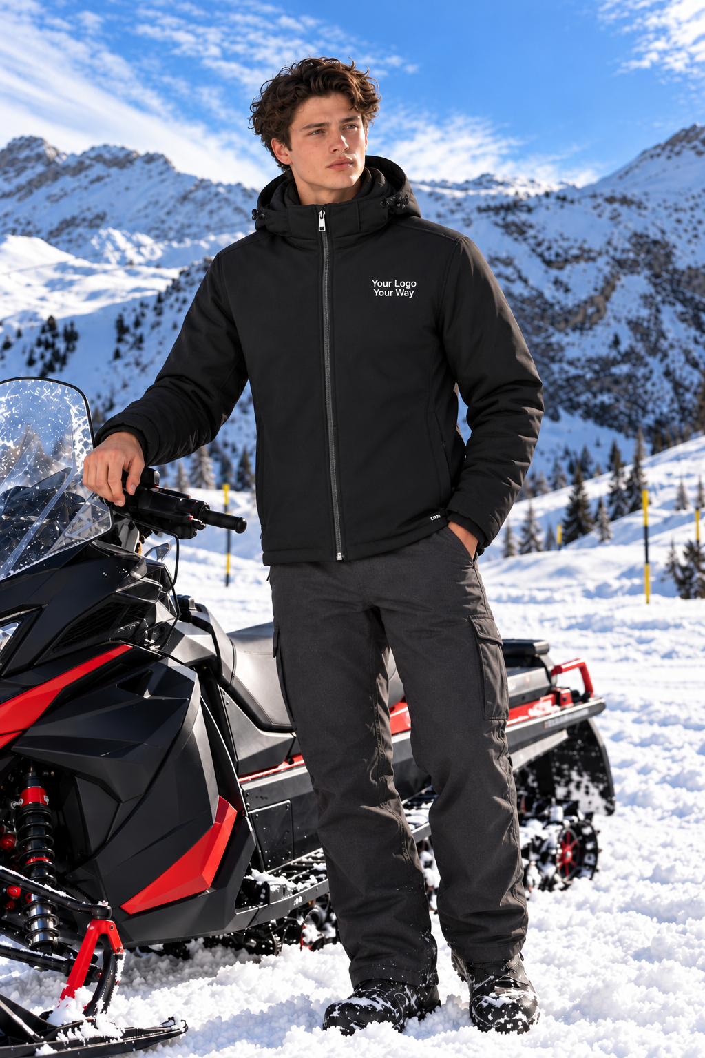 Hurricane - Men's Insulated Softshell Jacket w/ Detachable Hood image 4