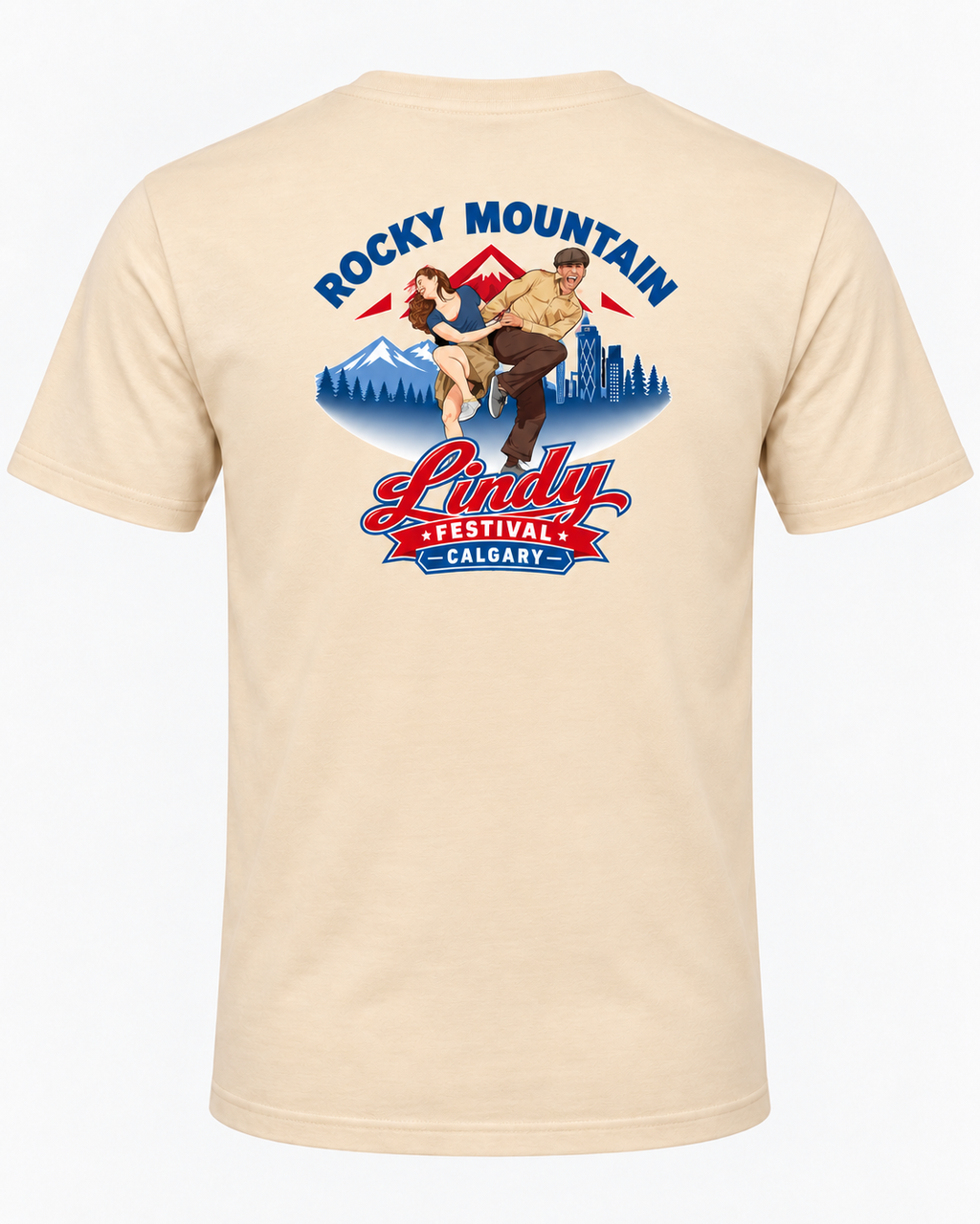 Rocky Mountain Lindy festival commerative - Gildan 64000 image 2