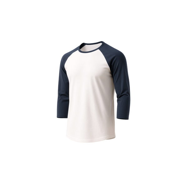 SanmarATC™ EUROSPUN® RING SPUN BASEBALL TEE. ATC0822 — Custom Printed — Merch Express