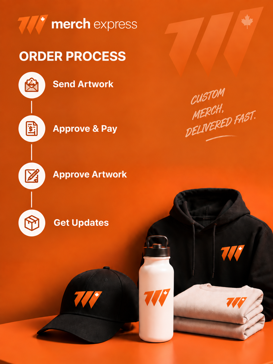 Custom branded merchandise by Merch Express